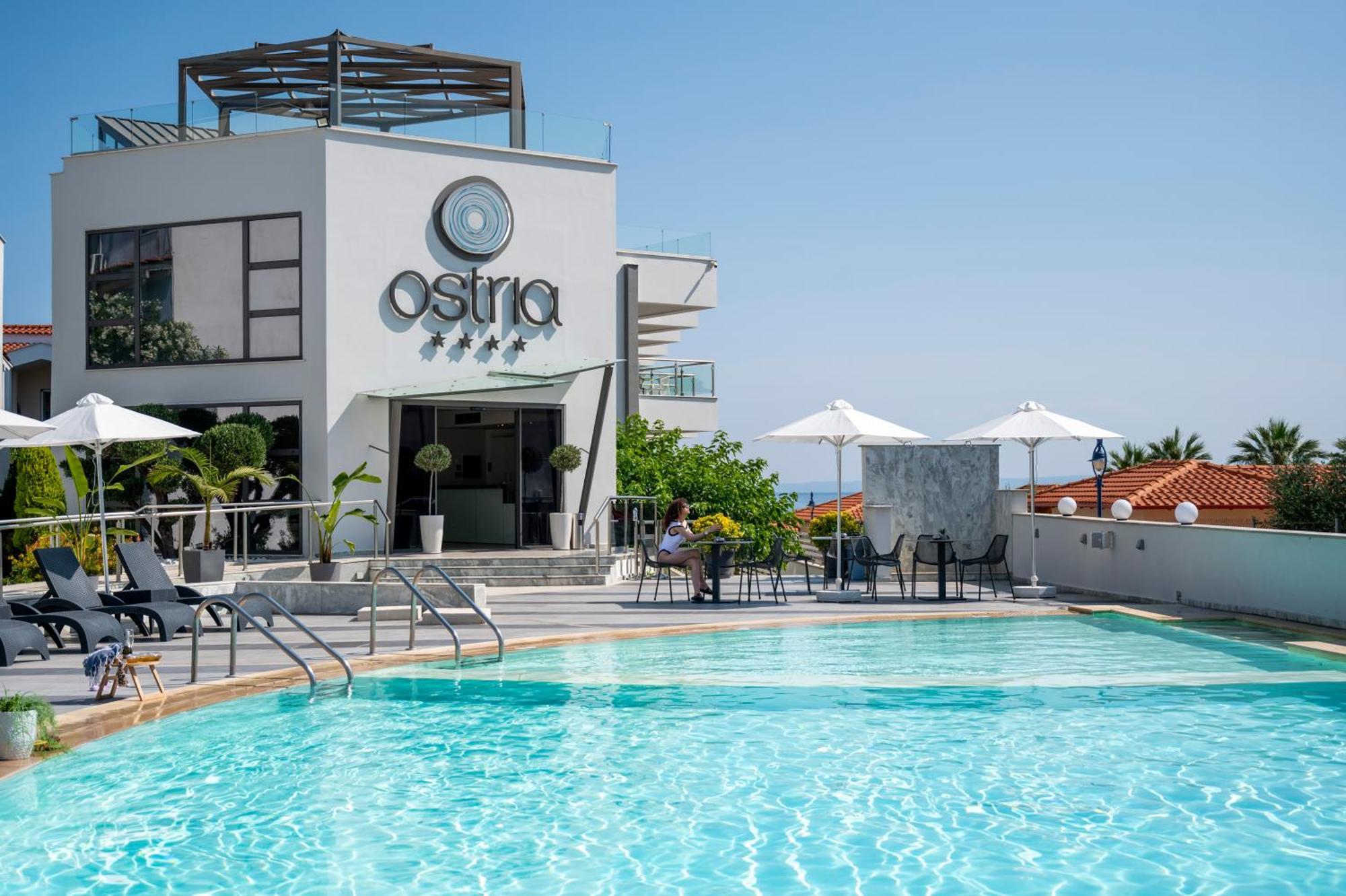Ostria Sea Side Hotel CChanioti Exteriér fotografie